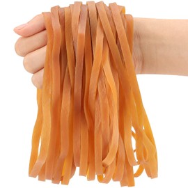 HAKZEON 200 PCS 200 x 4 mm Elastic Bands, Large Thick Rubber Elastic Bands for Home, Office Supplies