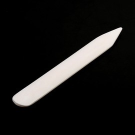 Haofy Natural Bone Folder Burnisher Tool for Scoring Wrinkles Burinishing Edges Leather Craft