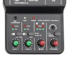 Unbranded 2 Channel Mixing Console Live Studio Audio DJ Mixer