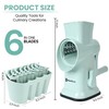 NexoBlaze 6 in 1 Rotary Cheese Grater Hand Crank with
