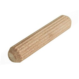 Faithfull DOW850P 40 x 8mm Wood Dowels Fluted (Pack of 50)