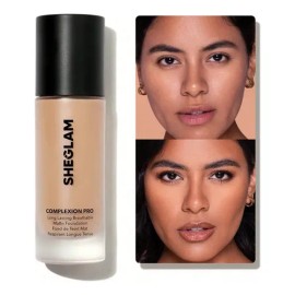 SHEGLAM Complexion Pro Base Líquida Mate 30ml Larga Duración - Walnut