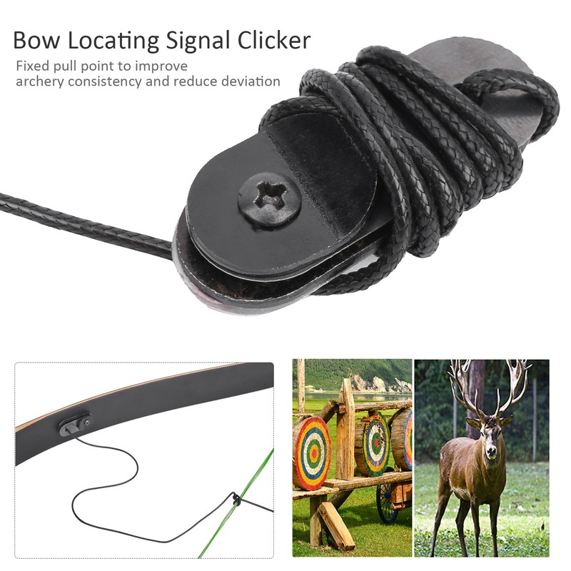 America Hunting Bow Locating Signal Clicker Archery Side Pad Sight