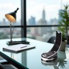 PurYupearl Transparent Vertical Acrylic Pen Holder Pencil Display Stand Fountain
