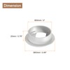 sourcing map 4Pcs Cable Hole Cover, 2Inch/50mm ABS Desk Cable