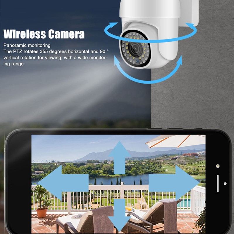 Wireless Smart Camera 2.4G WIFI 2MP 1080p Night Vision Motion