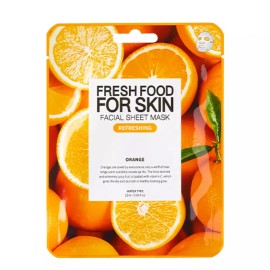 FARMSKIN Freshfood Salad For Skin  Facial Sheet Mask (ORANGE) 25 ml x5 pcs