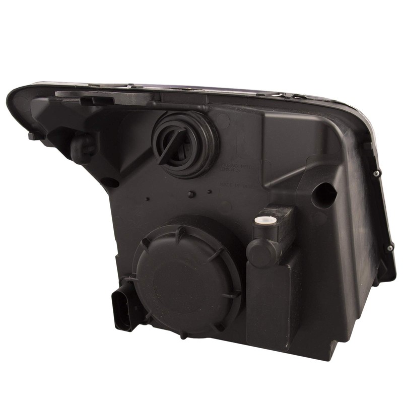 HEADLIGHTSDEPOT Chrome Housing Halogen Headlight Compatible with Ford Transit Connect