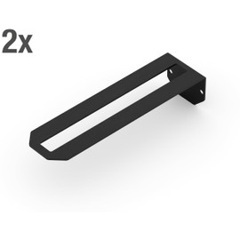 Alberts 833398 Finn Shelf Brackets | One Pair | Shelf Brackets Available in Various Trendy Colours | Shelf Brackets as a Pair or Individually | Size 60 x 220 x 50 mm