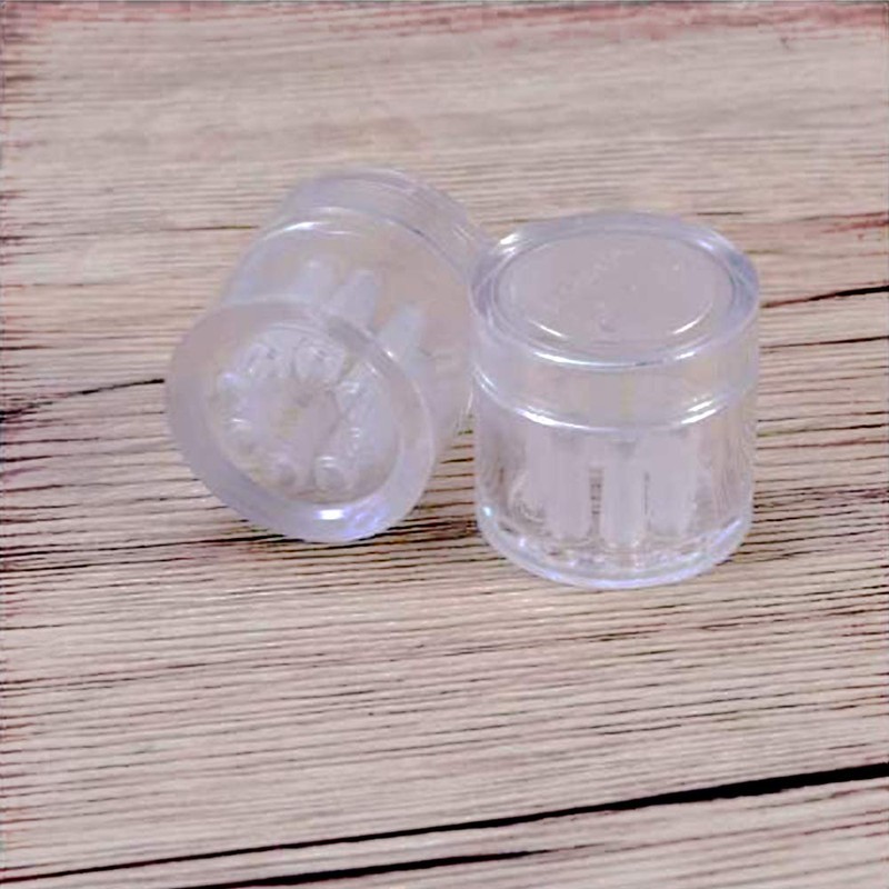 ANCLLO 5Pcs Transparent Acrylic 8 Holes Worm Catch Aquarium Supplies