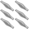 6Pcs Stainless Steel BBQ Spring Handles 4.4-Inch Long Heavy Duty
