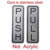 Be The Bestest Brushed 304 Grade Stainless Steel Premium Push/Pull