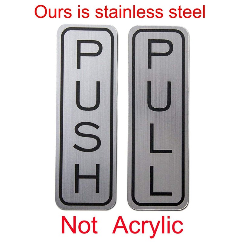 Be The Bestest Brushed 304 Grade Stainless Steel Premium Push/Pull