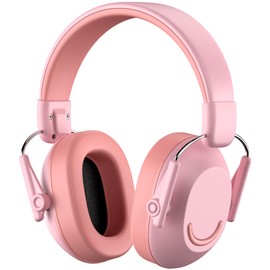 Link Dream Ear Defenders Children, Kids Ear Defenders for Autism, SNR 30dB Noise Cancelling Headphones for Kids Toddler Age 3-16 Years Old, Hearing Ear Protection for Shooting, Alpine, Pink