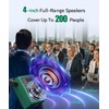 40W Powerful Wireless Voice Amplifier for Teachers, Bluetooth Speaker PA