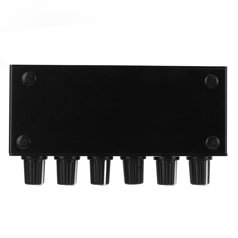 Stereo Audio Splitter Box Mini Preamplifier Headphone Amplifier 2 Way