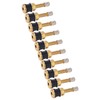 10 Pcs Valve Stems TR500 Straight Brass Heavy Duty Clamp