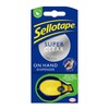 Sellotape On-Hand Dispenser with Super Clear Tape, Both hands free