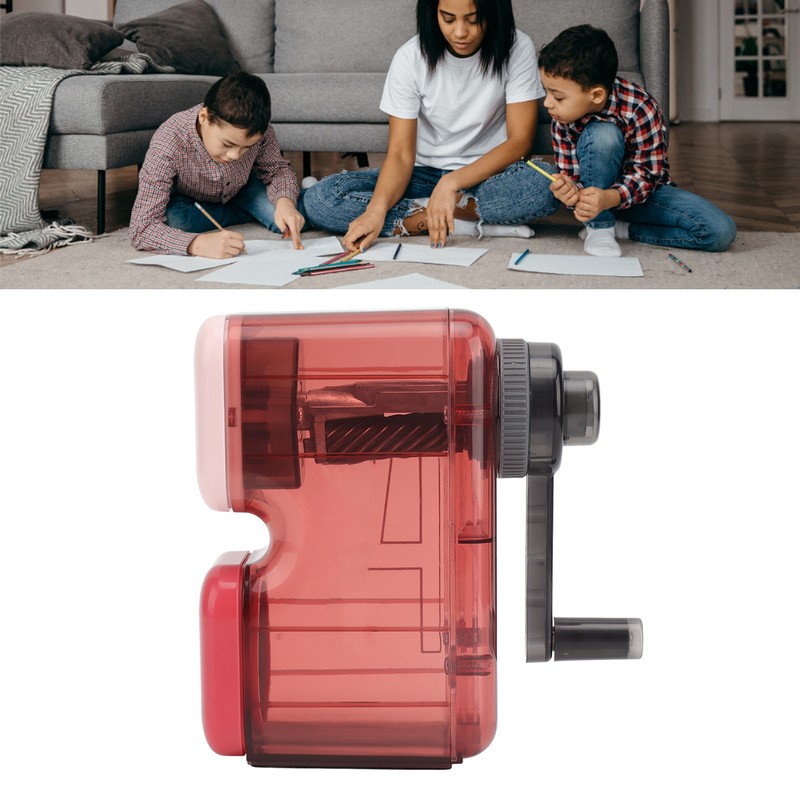Artist Pencil Sharpener Hand Cranking Alloy Cutter Adjustable Nibs Manual