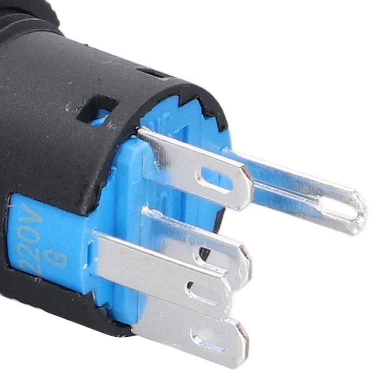 25Pcs Rotary Switch Knob 2 Position Self Locking Square Selector