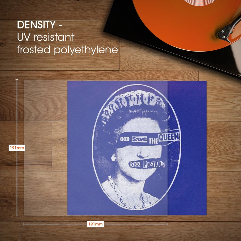 50x 7 Inch Outer Vinyl Record Sleeves | DENSITY Covers