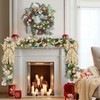 Habbiful Large Christmas Bow for Wreath, Christmas Wreath Bows for