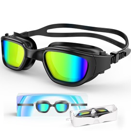 Zeligerstar Polarised Swimming Goggles for Adults Teenagers, Anti-Fog UV Protection Swimming Goggles for Men and Women