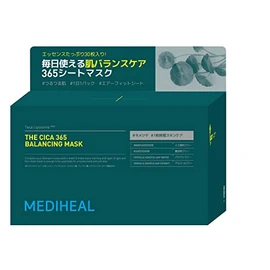 MEDIHEAL, THE CICA 365, Balancing Mask, Daily Use Skin Balance Care 365, Sheet Masks, 30 Sheets