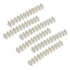 sourcing map Terminal Block 12 Positions 380V 5A Dual Row