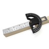 WEITARI Protractor Angle Finder 8-Inch Woodworking Ruler, Adjustable Stainless Steel