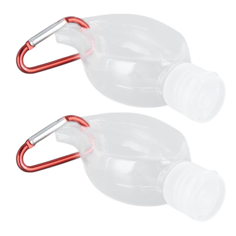 QANYEGN 2Set 50Ml Travel Bottle, Flip-top Plastic Liquid Bottle, Refillable