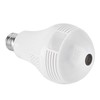 Phone WiFi Control Bulb Camera 360° Full Vision 1080P White