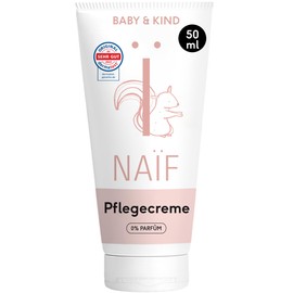 Naïf - Pflegecreme - für Baby & Kind - Inhaltsstoffe auf natürlicher Basis - Gesichtscreme Kinder & Babys - Creme mit 0% Parfüm ohne Zusatzstoffe - Babypflege - Babycreme - Pflege Neugeborene - 50ml