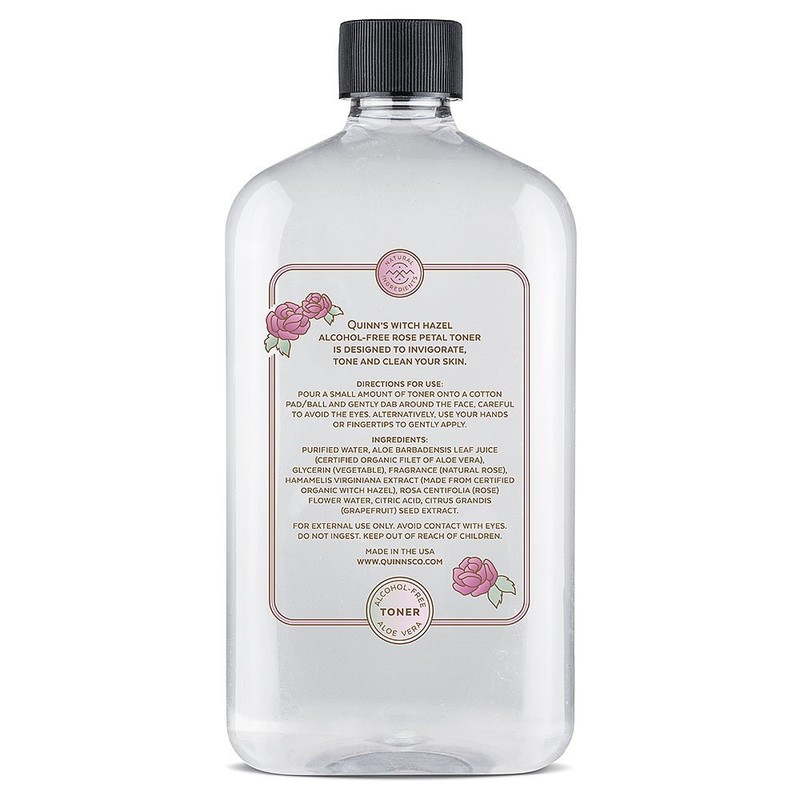 Quinn’s Alcohol Free Witch Hazel with Aloe Vera 16 Ounce