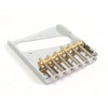 Tele Bridge With Six Brass Saddles