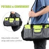 FASTPRO 16-inch Tool bag, Wide Mouth Tool Organizer with Large