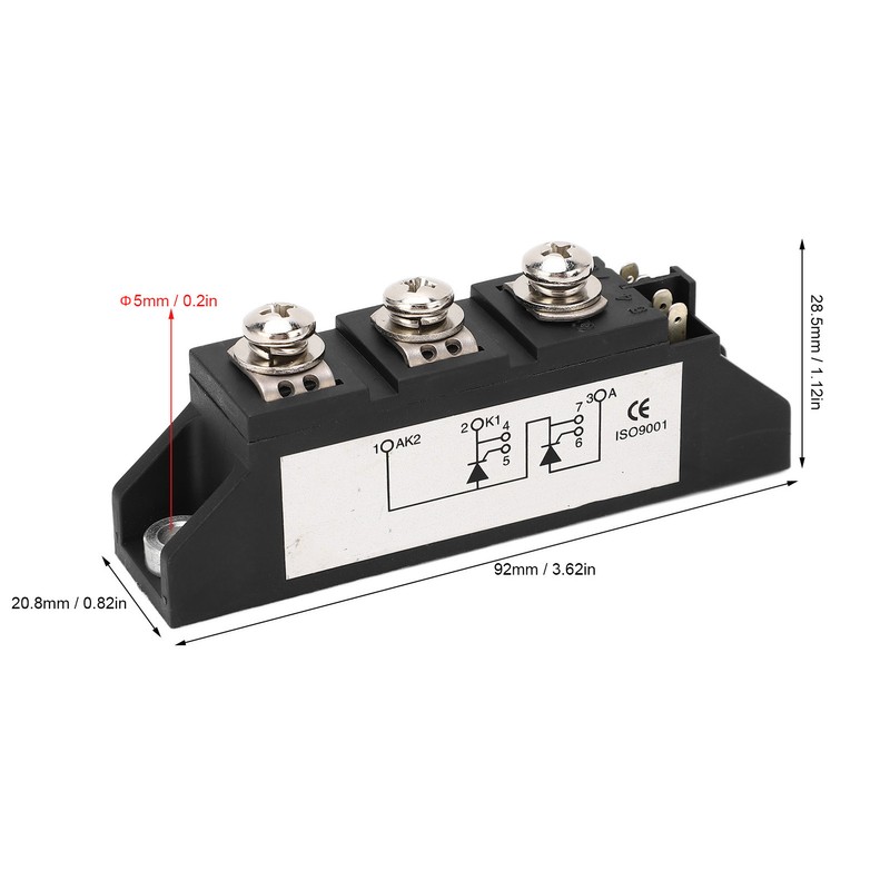 Rectifier Module Thyristor Diode 3 Terminals Rectification Bridge for Circuit