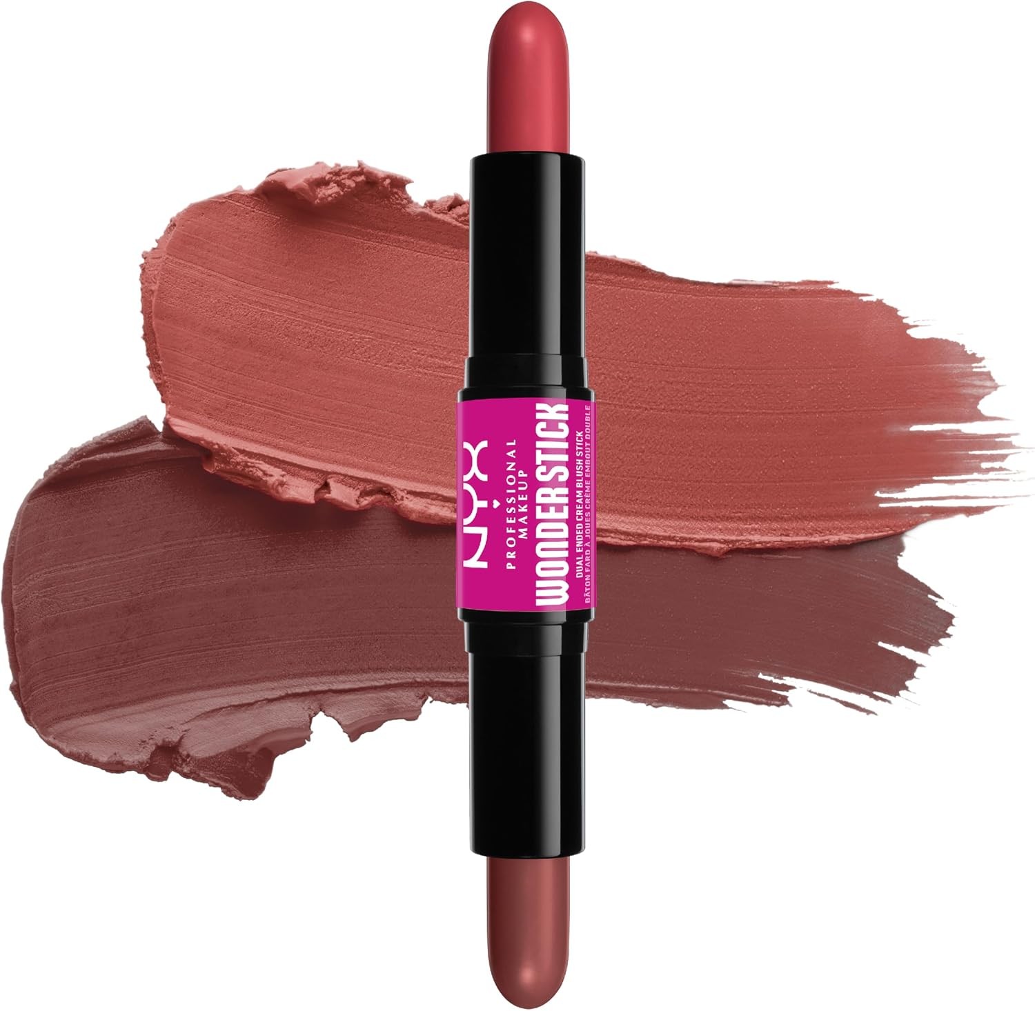 NYX Professional Makeup, Wonder Stick Blush, Rubor en barra, Light Peach  Baby Pink