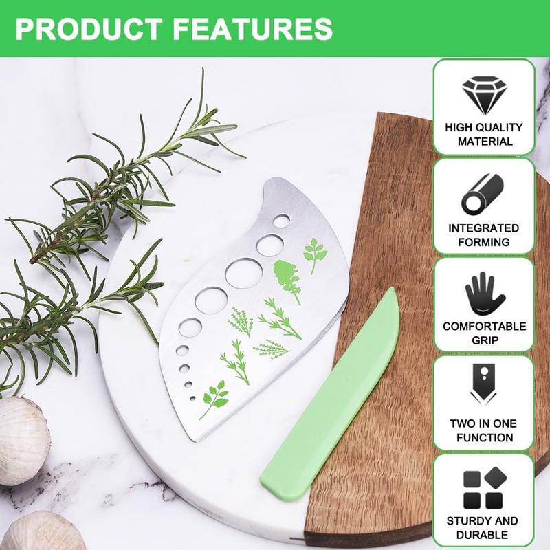 Herb Stripper Tool Leaf Stripper 9 Holes Herb Zip Tool