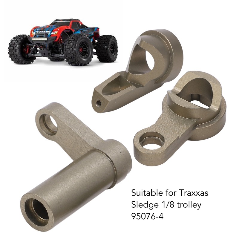 RC Steering Knuckle Kit Aluminum Alloy Shock Absorption Steering Assembly