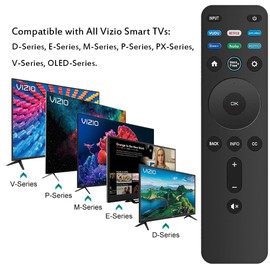 Universal Remote for VIZIO All Smart TV, XRT260 Remote Control Replacement for VIZIO TV Smartcast 4K D-Series E-Series M-Series P-Series V-Series (No Voice)