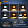 Nilight 2PCS 42W Light Bar 3Inch Cube Pod Light Amber