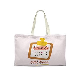 Le Jardin du Lin Printed Shopping Bag Reusable Foldable Fabric Bag with Two Long Handles Size: 50 x 40 cm