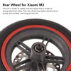 Grcfumo Electric Scooter Rear Wheel, Rear Wheel Assembly with 120mm