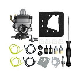 GX31 FG100 Carburetor Fit for Honda 4 Stroke Tiller GX22 FG100 ZM-5 Trimmer Brush Cutter, Replace 16100-ZM5-803 GCA91 with Carb Adjustment Tool Air Fuel Filter Line Kit