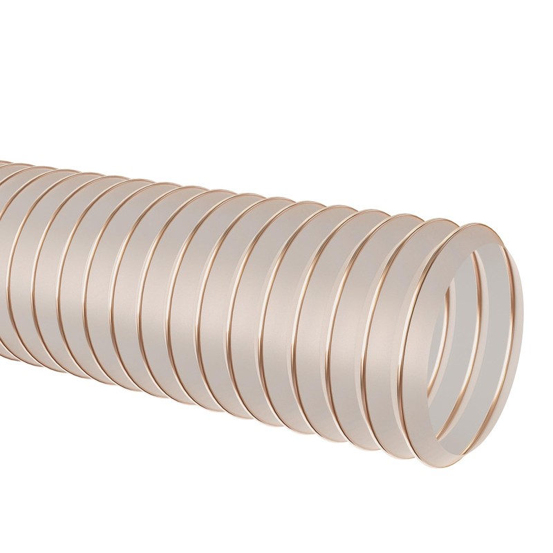 AWM Suction Hose PU Transparent 0.4/0.6 mm Extraction System Spiral