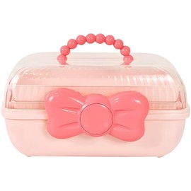 PRETYZOOM Caja Organizadora Para Accesorios De Cabello Pp Rosa 27.5 X DecoracióN De MoñO, DiseñO PortáTil, Joyas Y Accesorios, Hogar Oficina Escuela Viajes