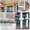 Thyle 4 Pcs True 5 x 5 Inch Vinyl Post