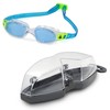 Phelps Aquasphere アクアスフィアー スイミングゴーグル KAMELEON KIDS CLEAR B/LIME/BLUE LENS 183900