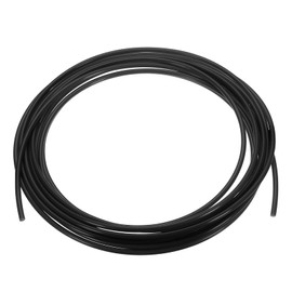 PATIKIL PE Tubing 5/32" ID x 1/4" OD (4 mm x 6 Mm), 25 ft (7.65 Meter), Flexible Water Tubing Polyethylene Hose Tube for Reverse Osmosis Systems Water Filters, Black